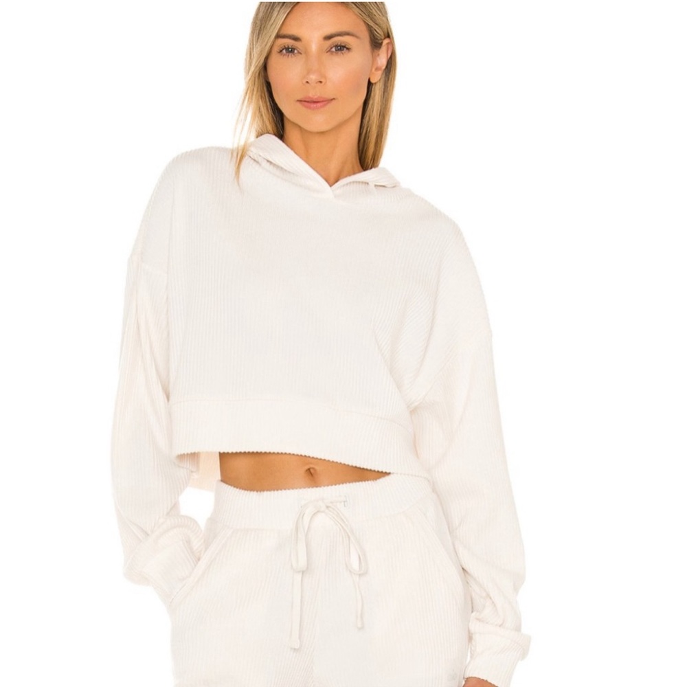 ALO Muse Set White hoodie + pants